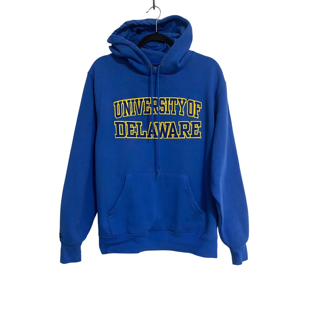 JanSport University of Delaware Hoodie Unisex Medium Blue Pullover Gorpcore